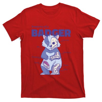 Badger Animal Anatomy T-Shirt