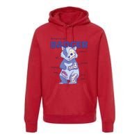 Badger Animal Anatomy Premium Hoodie