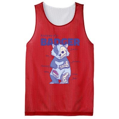 Badger Animal Anatomy Mesh Reversible Basketball Jersey Tank