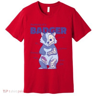Badger Animal Anatomy Premium T-Shirt