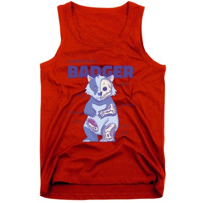 Badger Animal Anatomy Tank Top