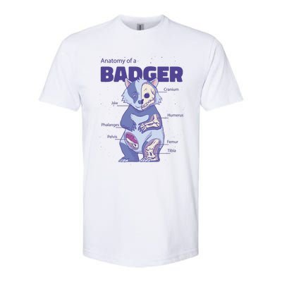 Badger Animal Anatomy Softstyle CVC T-Shirt