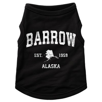 Barrow Alaska Ak Vintage Sports Doggie Tank