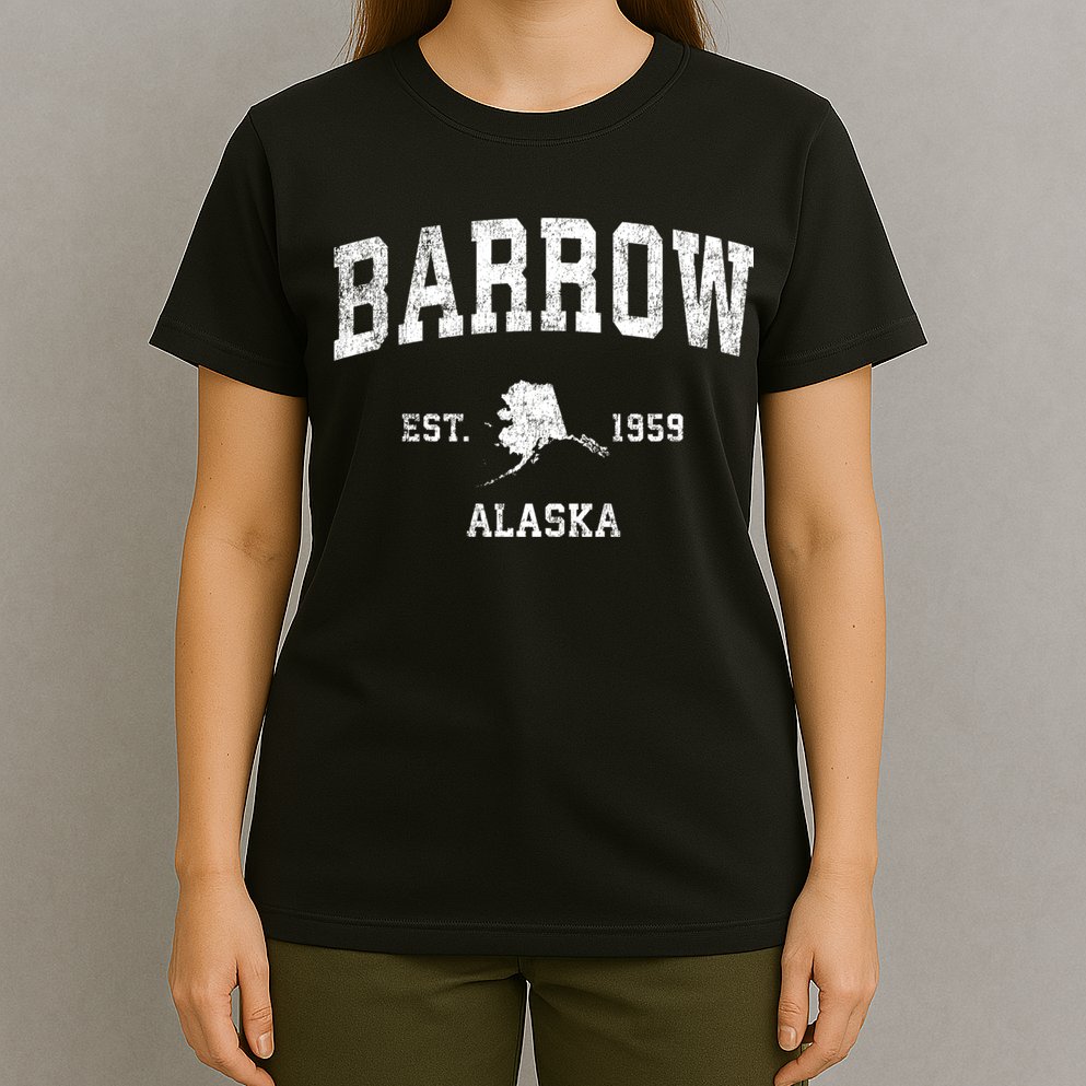 Barrow Alaska Ak Vintage Sports T-Shirt