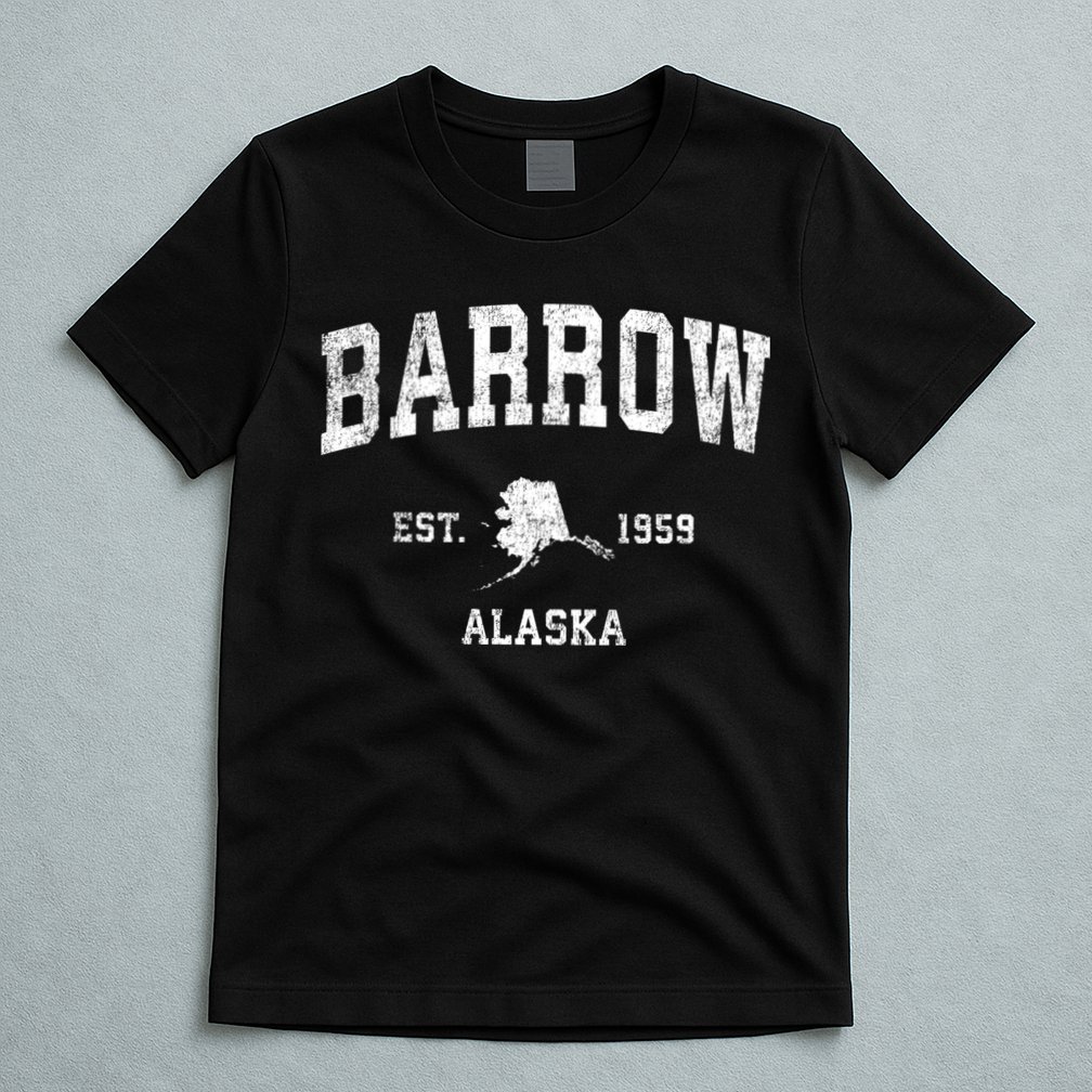Barrow Alaska Ak Vintage Sports T-Shirt