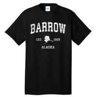 Barrow Alaska Ak Vintage Sports Tall T-Shirt