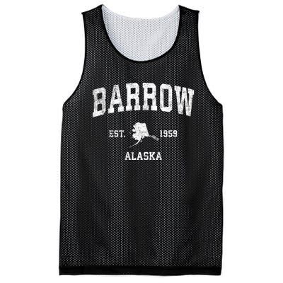 Barrow Alaska Ak Vintage Sports Mesh Reversible Basketball Jersey Tank