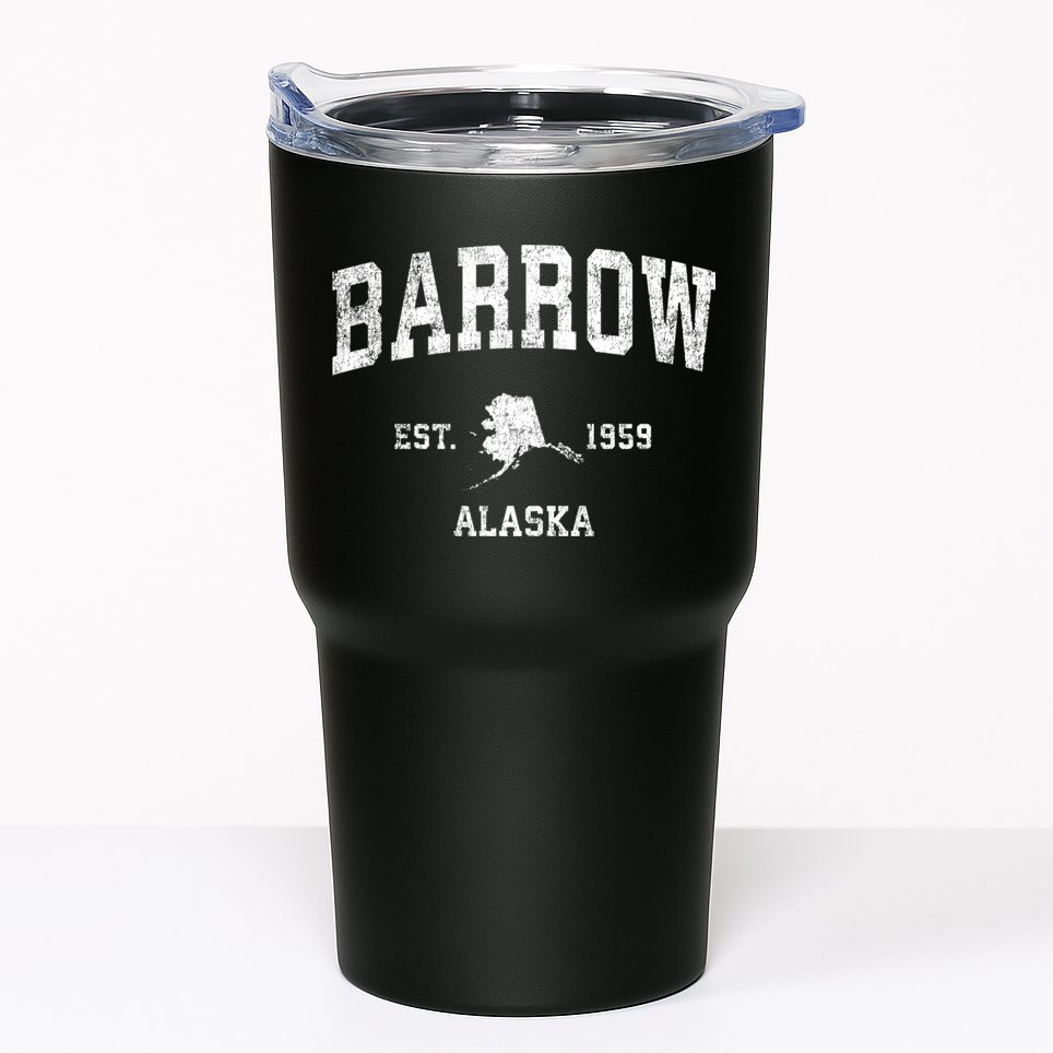 Barrow Alaska Ak Vintage Sports Tumbler