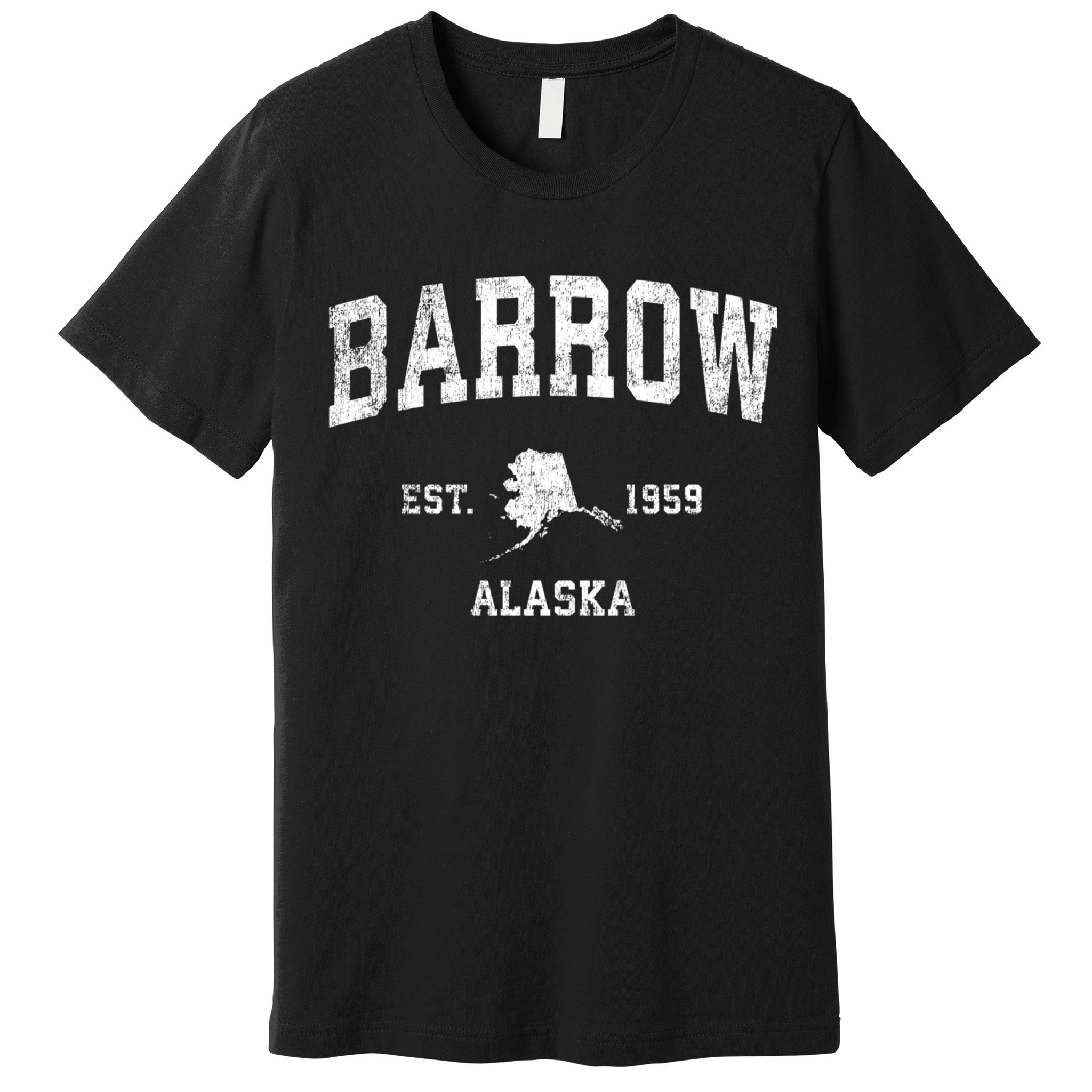 Barrow Alaska Ak Vintage Sports Premium T-Shirt