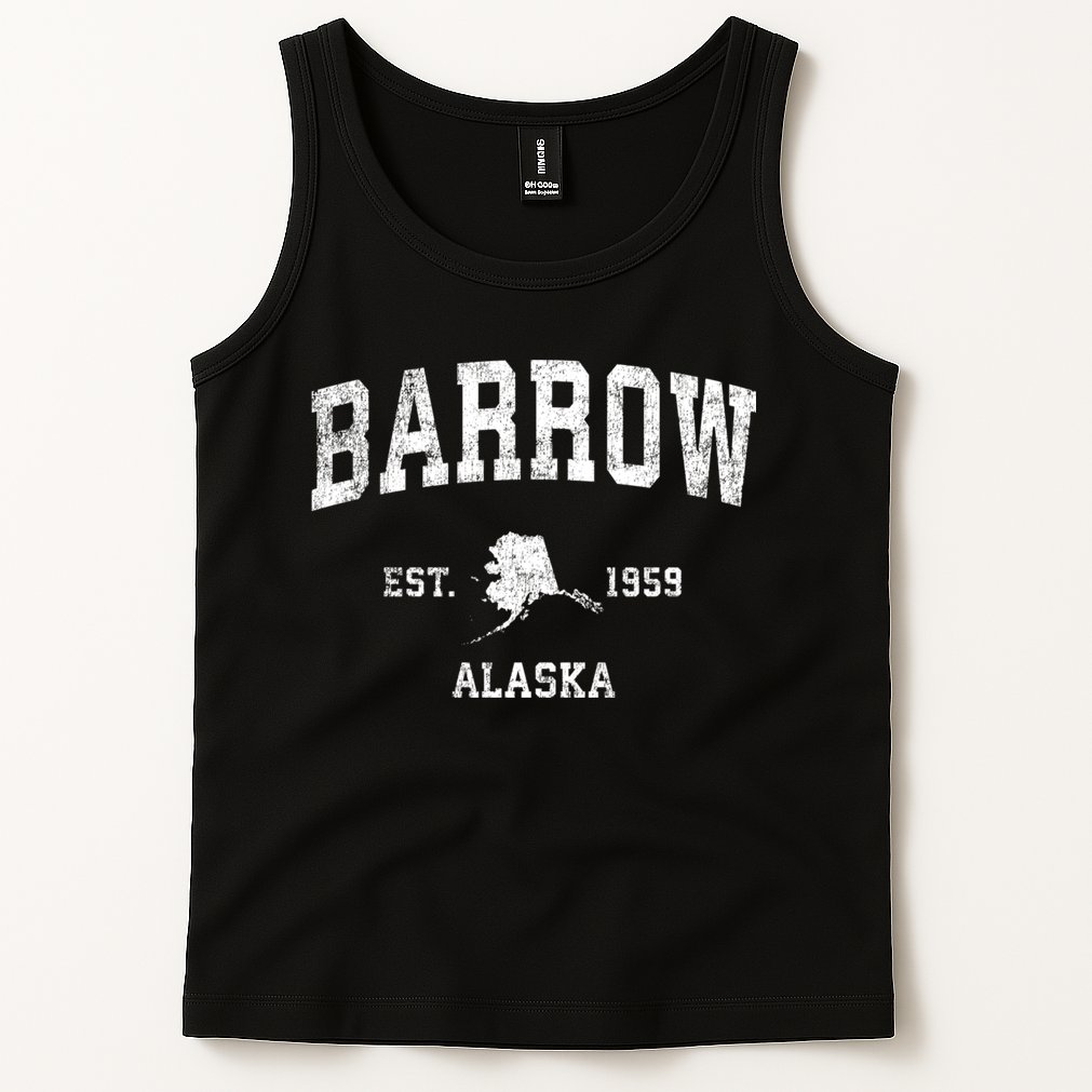 Barrow Alaska Ak Vintage Sports Tank Top
