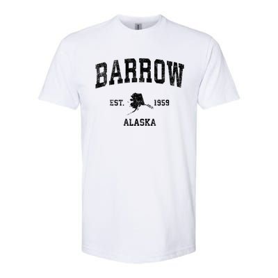 Barrow Alaska Ak Vintage Sports Softstyle CVC T-Shirt