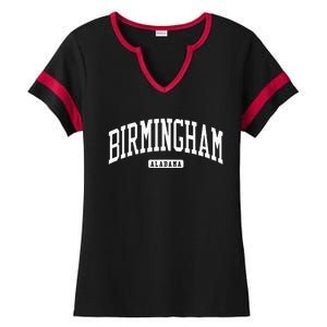 Birmingham Alabama Al College University Style Ladies Halftime Notch Neck Tee