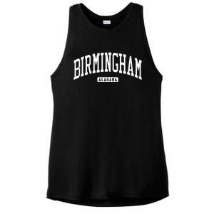 Birmingham Alabama Al College University Style Ladies PosiCharge Tri-Blend Wicking Tank