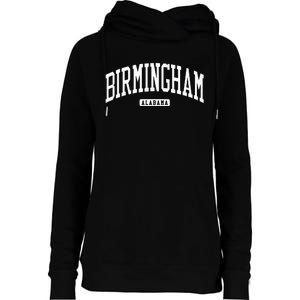 Birmingham Alabama Al College University Style Womens Funnel Neck Pullover Hood