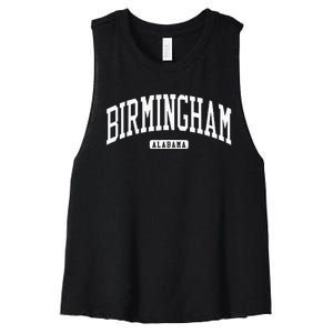 Birmingham Alabama Al College University Style Women's Racerback Cropped Tank