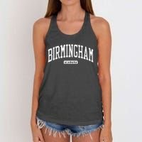 Birmingham Alabama Al College University Style Women's Knotted Racerback Tank