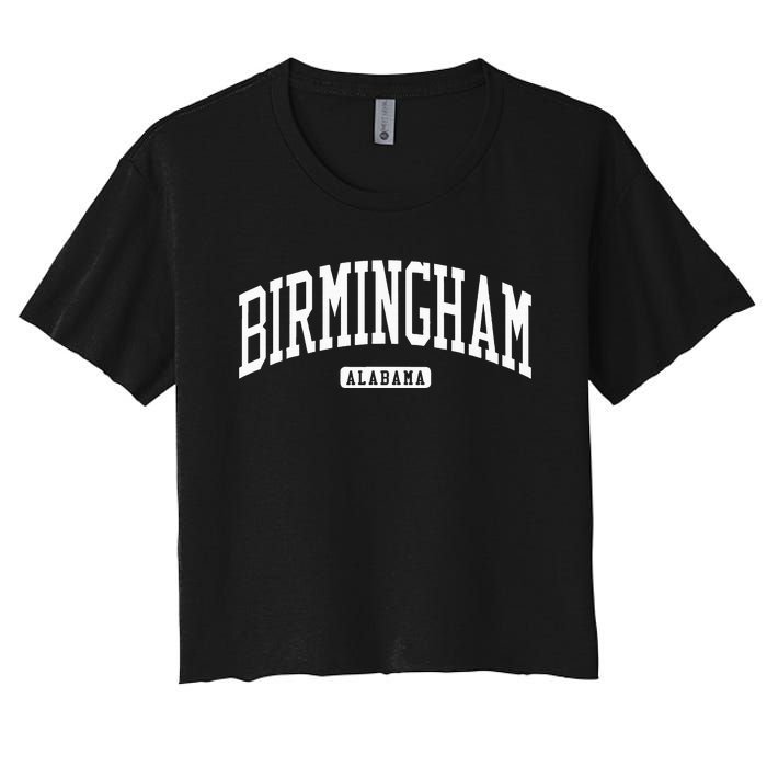 Birmingham Alabama Al College University Style Women's Crop Top Tee