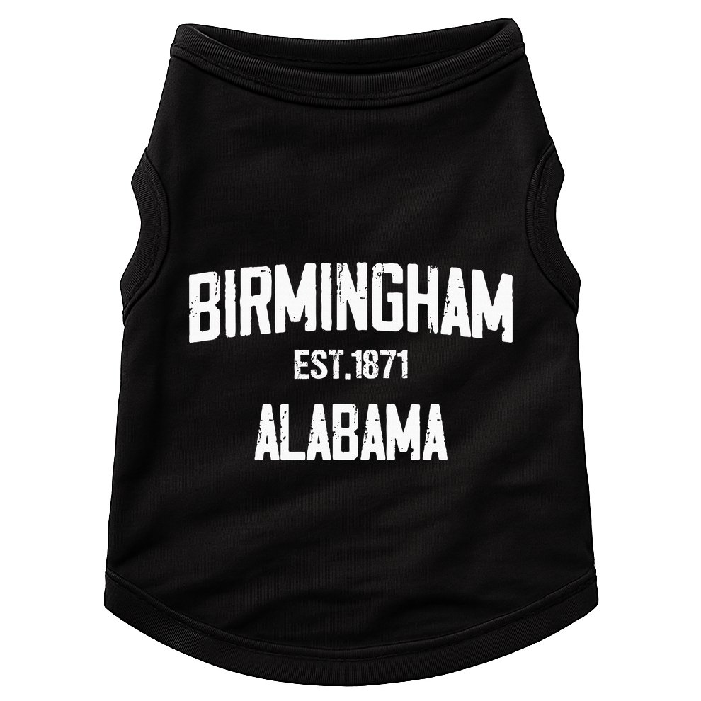 Birmingham Alabama Al Vintage Established Sports Design Doggie Tank