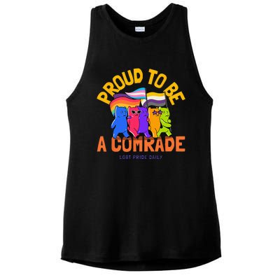 Being An Ally And Allyship LGBT Ladies PosiCharge Tri-Blend Wicking Tank