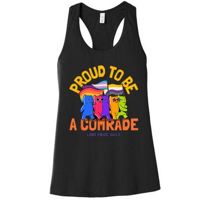 Being An Ally And Allyship LGBT Women's Racerback Tank