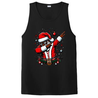 Black African American Santa Matching Christmas pjs  PosiCharge Competitor Tank