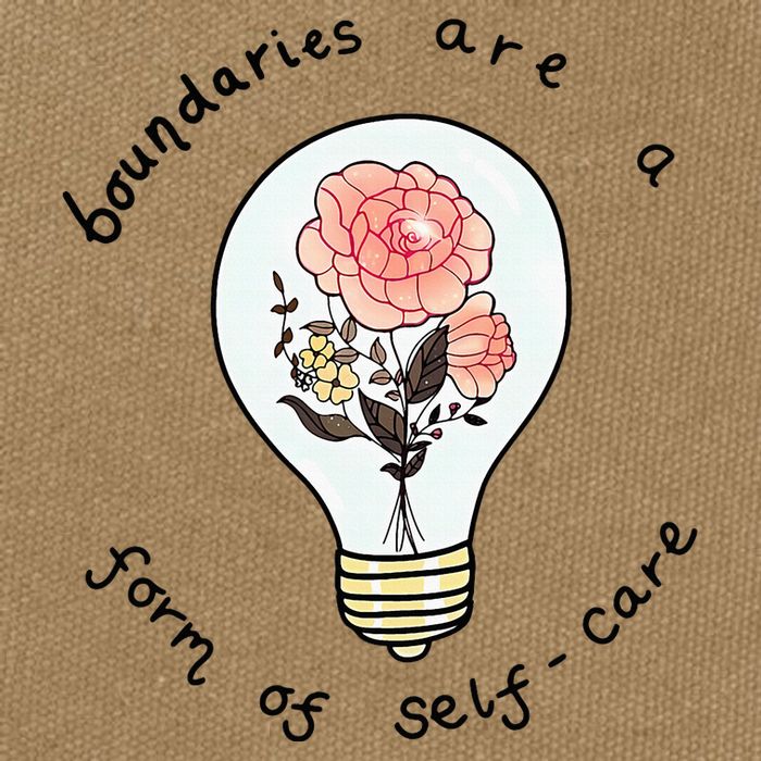 Boundaries Are A Form Of Selfcare Cotton Canvas Backpack