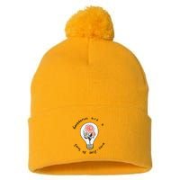 Boundaries Are A Form Of Selfcare Pom Pom 12in Knit Beanie