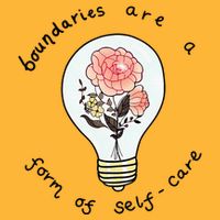 Boundaries Are A Form Of Selfcare Pom Pom 12in Knit Beanie