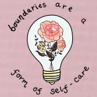 Boundaries Are A Form Of Selfcare 25L Jumbo Tote