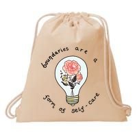 Boundaries Are A Form Of Selfcare Drawstring Bag