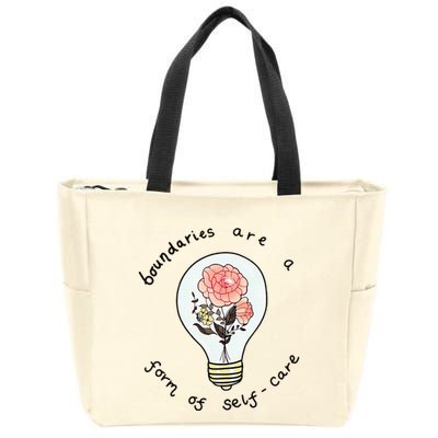 Boundaries Are A Form Of Selfcare Zip Tote Bag