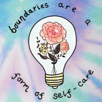 Boundaries Are A Form Of Selfcare Legacy Tie Dye Trucker Hat
