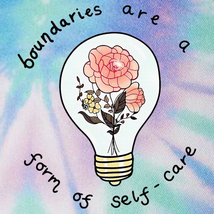Boundaries Are A Form Of Selfcare Legacy Tie Dye Trucker Hat