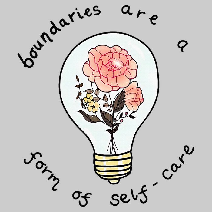 Boundaries Are A Form Of Selfcare Tie-Dye T-Shirt