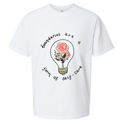 Boundaries Are A Form Of Selfcare Sueded Cloud Jersey T-Shirt