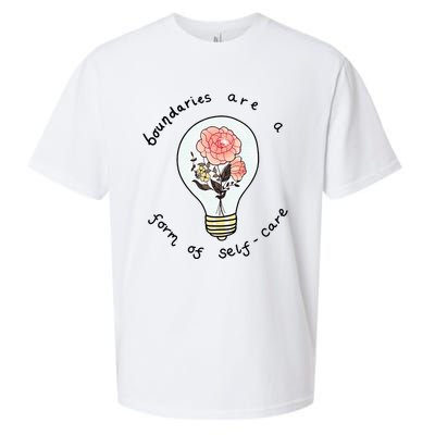 Boundaries Are A Form Of Selfcare Sueded Cloud Jersey T-Shirt