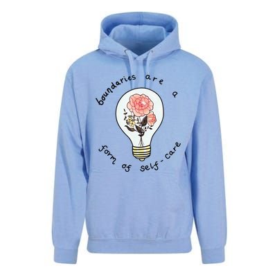 Boundaries Are A Form Of Selfcare Unisex Surf Hoodie