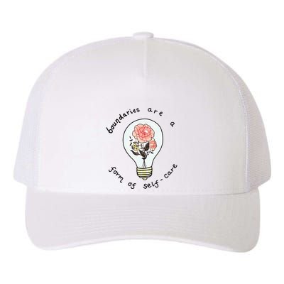 Boundaries Are A Form Of Selfcare Yupoong Adult 5-Panel Trucker Hat