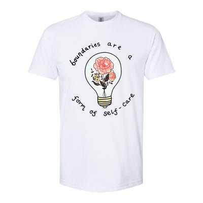 Boundaries Are A Form Of Selfcare Softstyle CVC T-Shirt