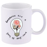 Boundaries Are A Form Of Selfcare 11oz C Handle Ceramic Mug