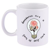 Boundaries Are A Form Of Selfcare 11oz C Handle Ceramic Mug