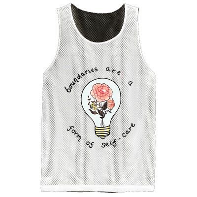 Boundaries Are A Form Of Selfcare Mesh Reversible Basketball Jersey Tank