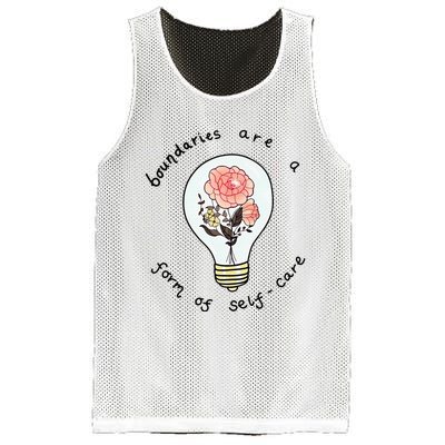 Boundaries Are A Form Of Selfcare Mesh Reversible Basketball Jersey Tank