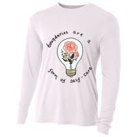 Boundaries Are A Form Of Selfcare Cooling Performance Long Sleeve Crew