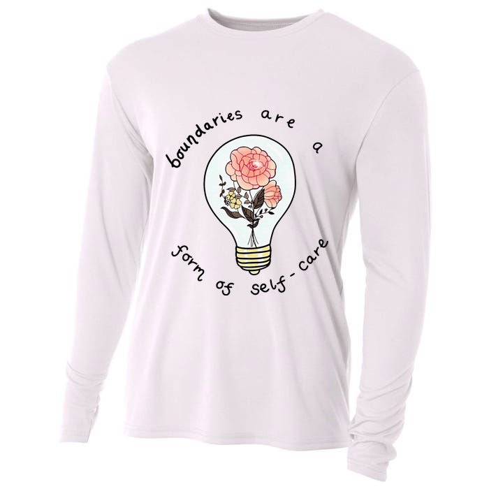 Boundaries Are A Form Of Selfcare Cooling Performance Long Sleeve Crew