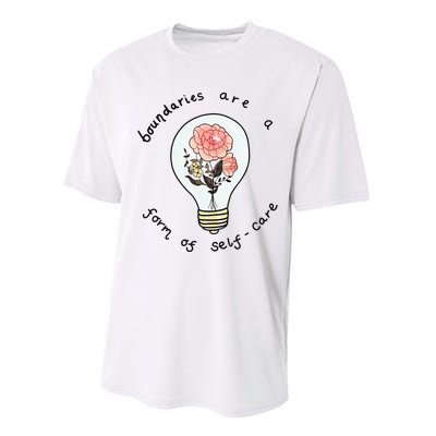 Boundaries Are A Form Of Selfcare Performance Sprint T-Shirt