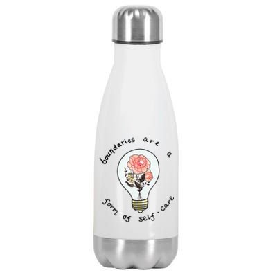 Boundaries Are A Form Of Selfcare Stainless Steel Insulated Water Bottle