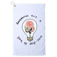 Boundaries Are A Form Of Selfcare Golf Towel
