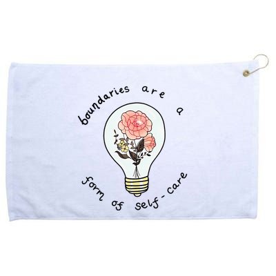 Boundaries Are A Form Of Selfcare Grommeted Golf Towel
