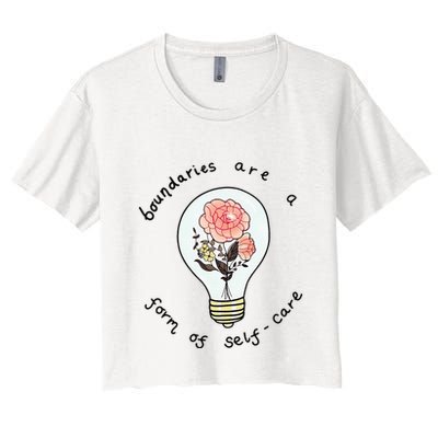 Boundaries Are A Form Of Selfcare Crop Top